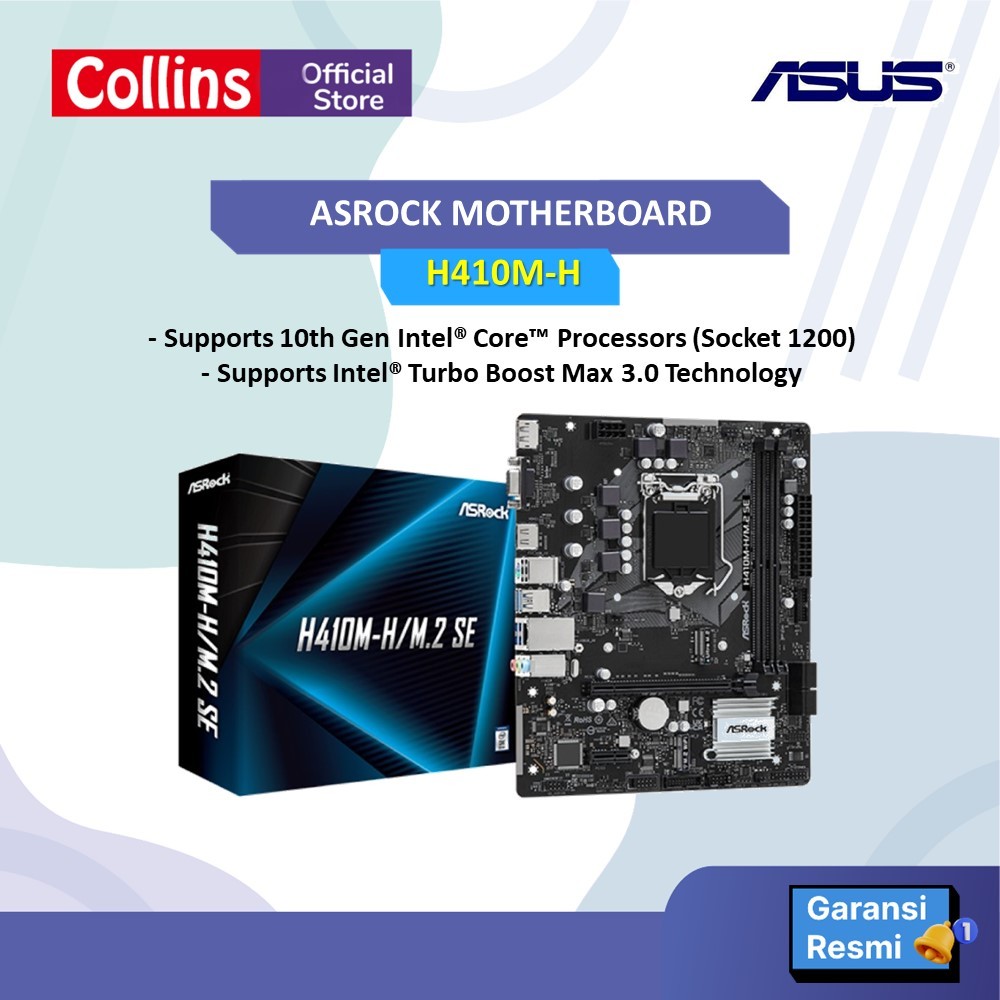 Jual Asrock Motherboard H M H M Se Lga Ddr Shopee Indonesia