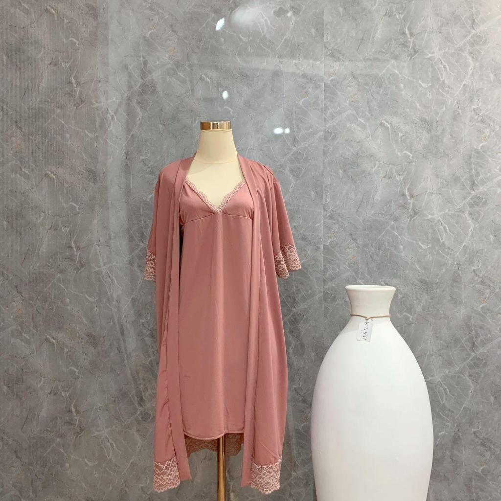 Jual Belinda S Xl Lingerie Dress Dan Kimono Wainodshop Shopee