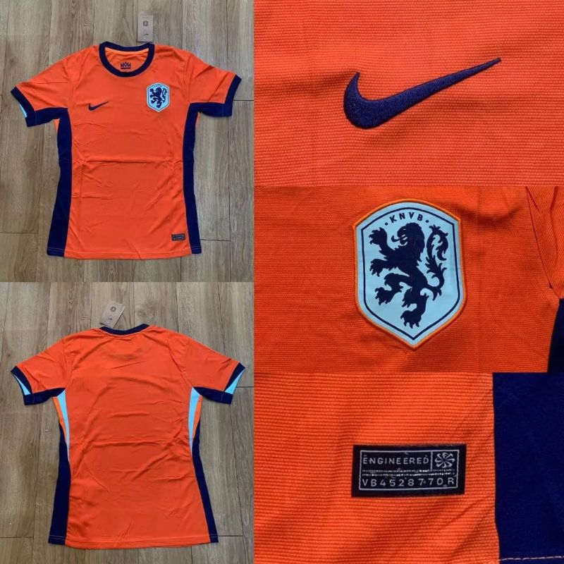 Jual EURO 2024 JERSEY BELANDA HOME ORANGE PIALA EURO 2024 NEW GRADE