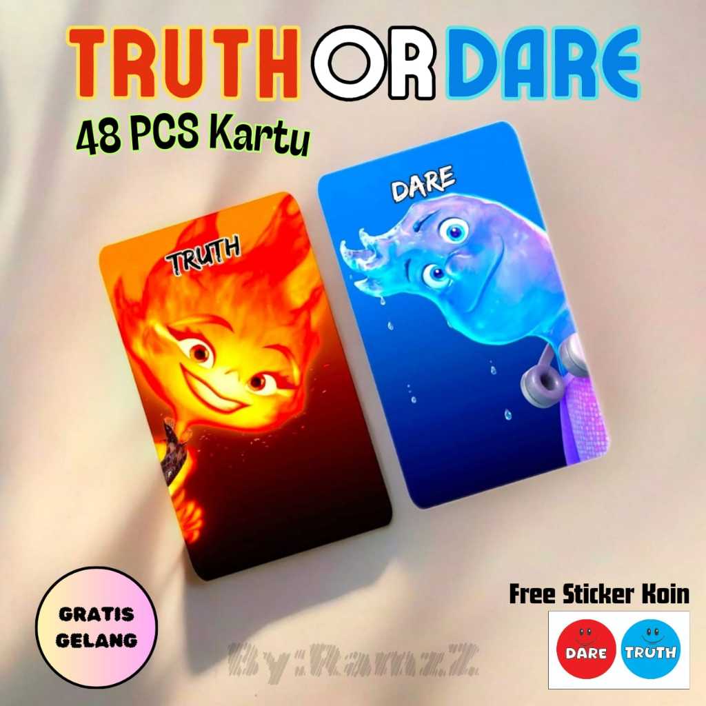 Jual Kartu Permainan Truth Or Dare Monster Elemental Truth Or Dare