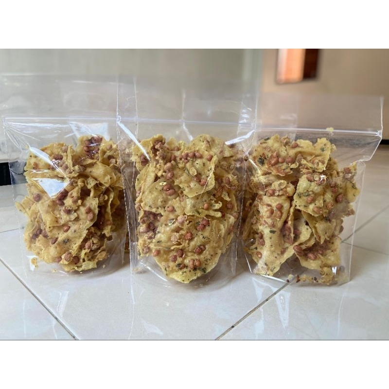 Jual Rempeyek Kacang Tanah Kacang Hijau Kacang Kedelai Shopee