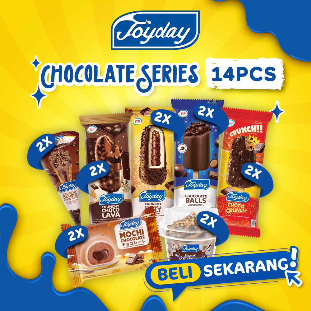 Jual Joyday Ice Cream Package Chocolate Series Isi Pcs Eskrim Mix