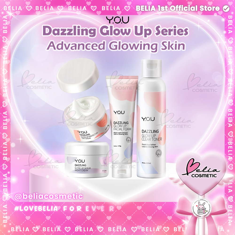 Jual Belia You Dazzling Glow Up Series Facial Foam Toner Day