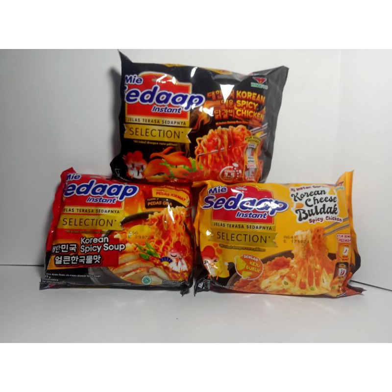 Jual Mie Sedaap Instant SELECTION Korean Spicy Soup Korean Spicy