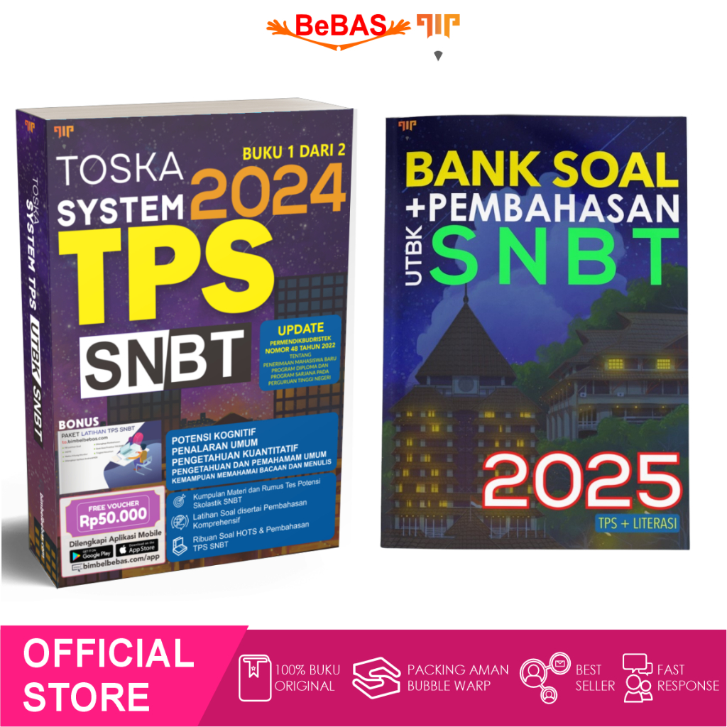 Jual Buku Toska System TPS UTBK SNBT 2025 Soal Asli 2009 2024 7