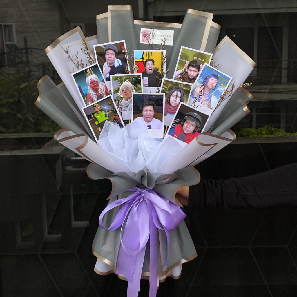 Jual PHOTOCARD BOUQUET Buket Foto Polaroid Romantis Hadiah Untuk