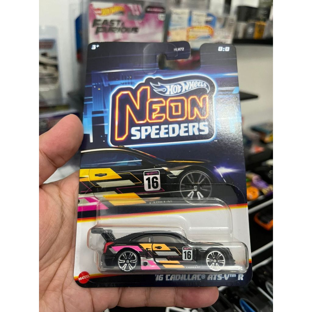 Jual Hot Wheels Neon Speeders Cadillac ATS VR Shopee Indonesia