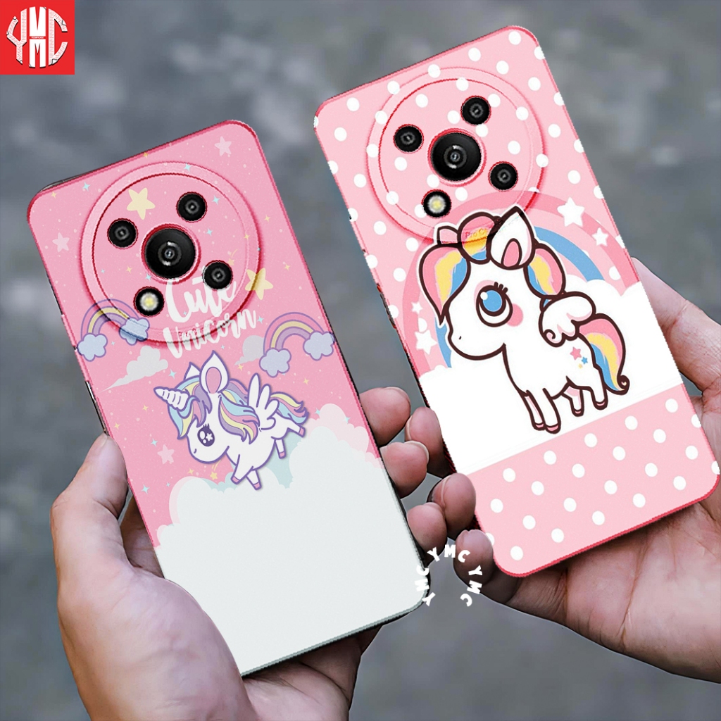 Jual CASE ITEL RS4 TERBARU MOTIF UNICORN SOFTCASE PROTEC CAMERA CASING