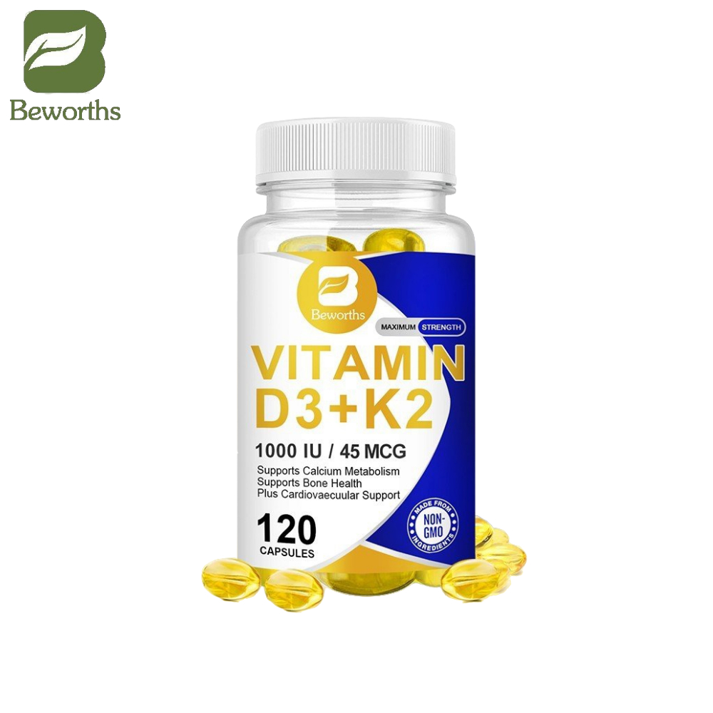 Jual BEWORTHS 120pil Vitamin D3K2 Kapsel Gigi Penopang Rangka Jantung