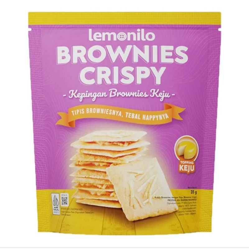 Jual Lemonilo Brownies Crispy Cheese G X Pcs Shopee Indonesia