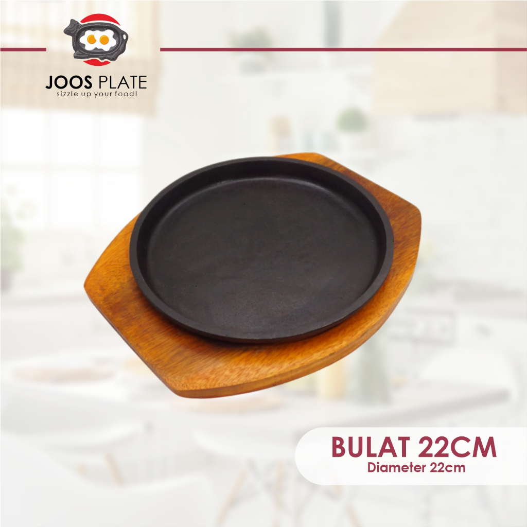 Jual Hot Plate Steak Bulat Cm Hotplate Steak Bulat Cm Shopee