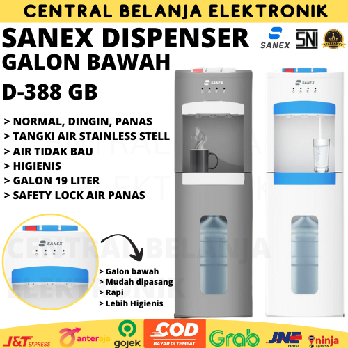 Jual Sanex Dispenser Galon Bawah D Gb Keran Panas Normal Dingin