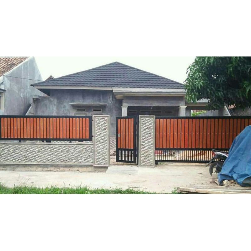 Jual Pintu Dorong Serat Grc Kayu Shopee Indonesia