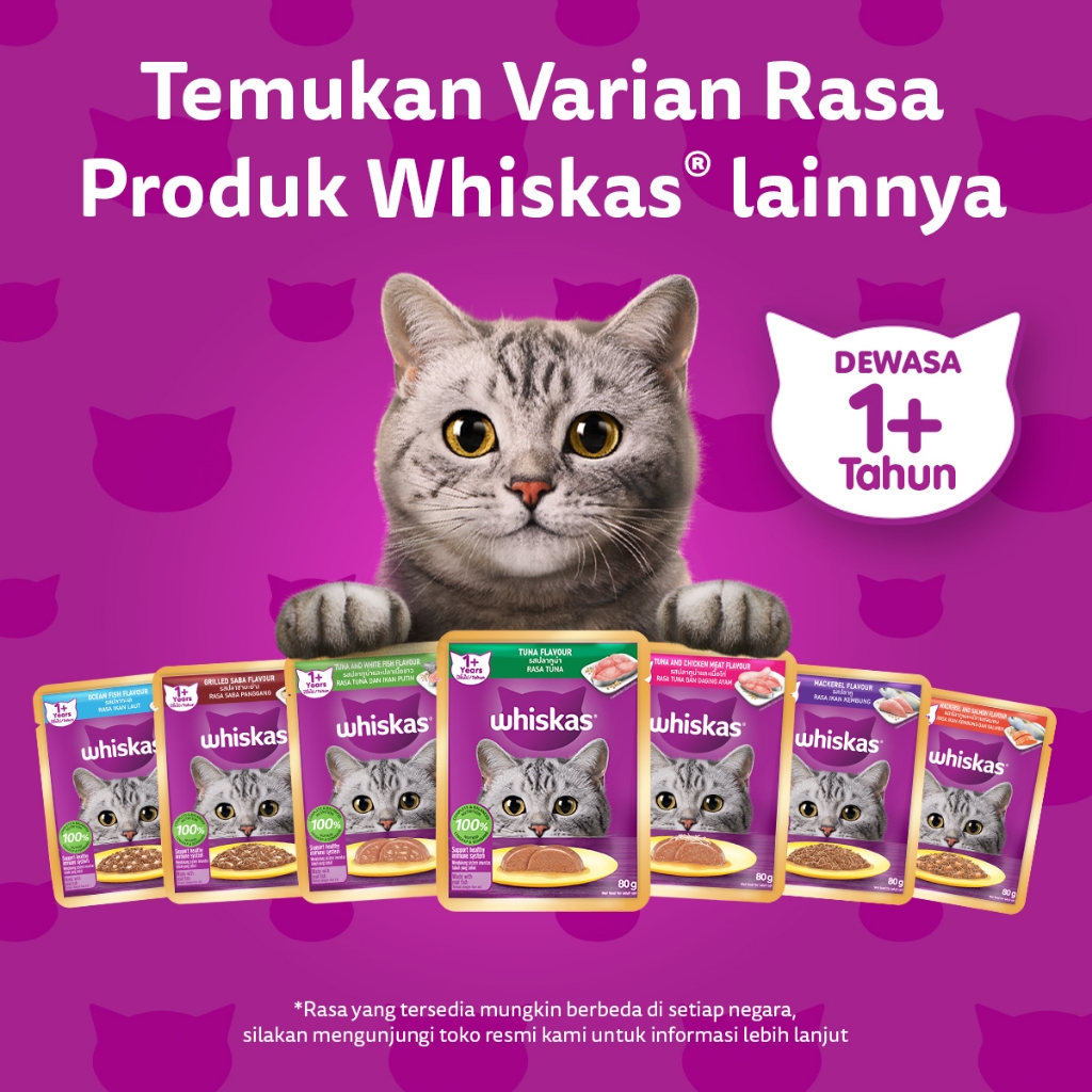 Jual Whiskas Wet Food Pouch 85 Gr Makanan Basah Kucing PSID7