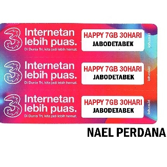 Jual Voucher Tri Data Happy Gb Hari Jabodetabek Shopee Indonesia