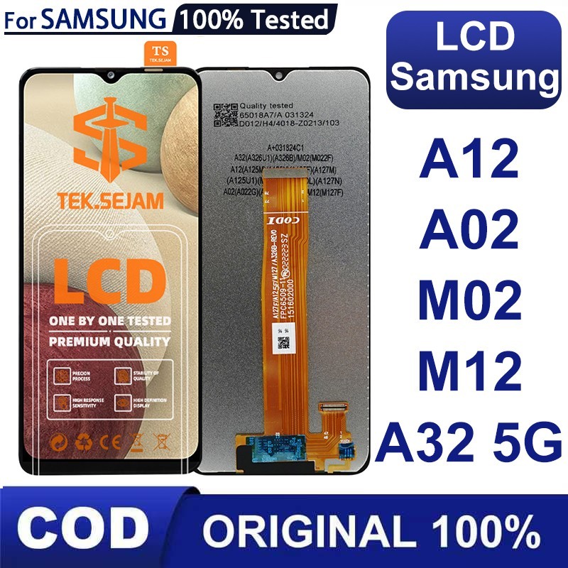 Jual ORIGINAL 100 Lcd Samsung A02 A12 M02 M12 A022 A125