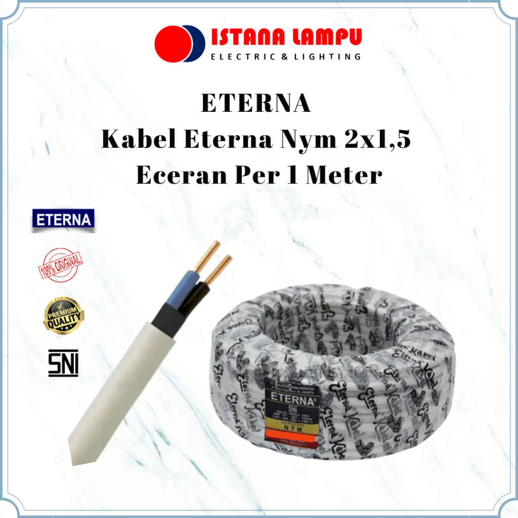 Jual Kabel Eterna Nym X Eceran Per Meter Shopee Indonesia