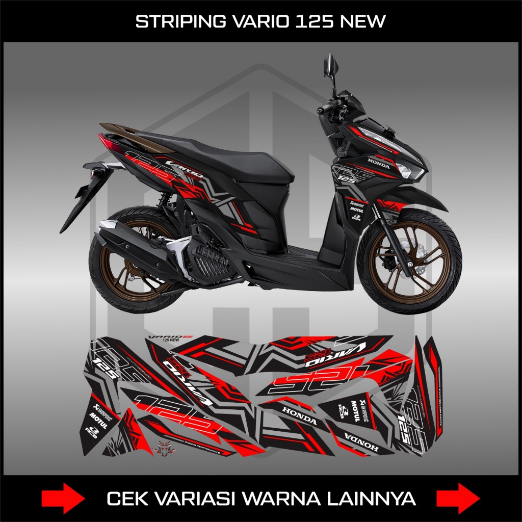 Jual Striping Honda Vario Facelift Stiker Lis Body Motor Vario