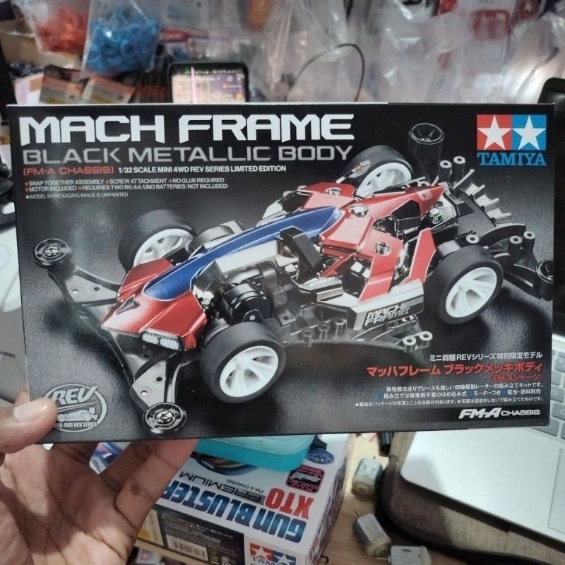 Jual Tamiya Mach Frame Black Metallic Body Fma Chassis