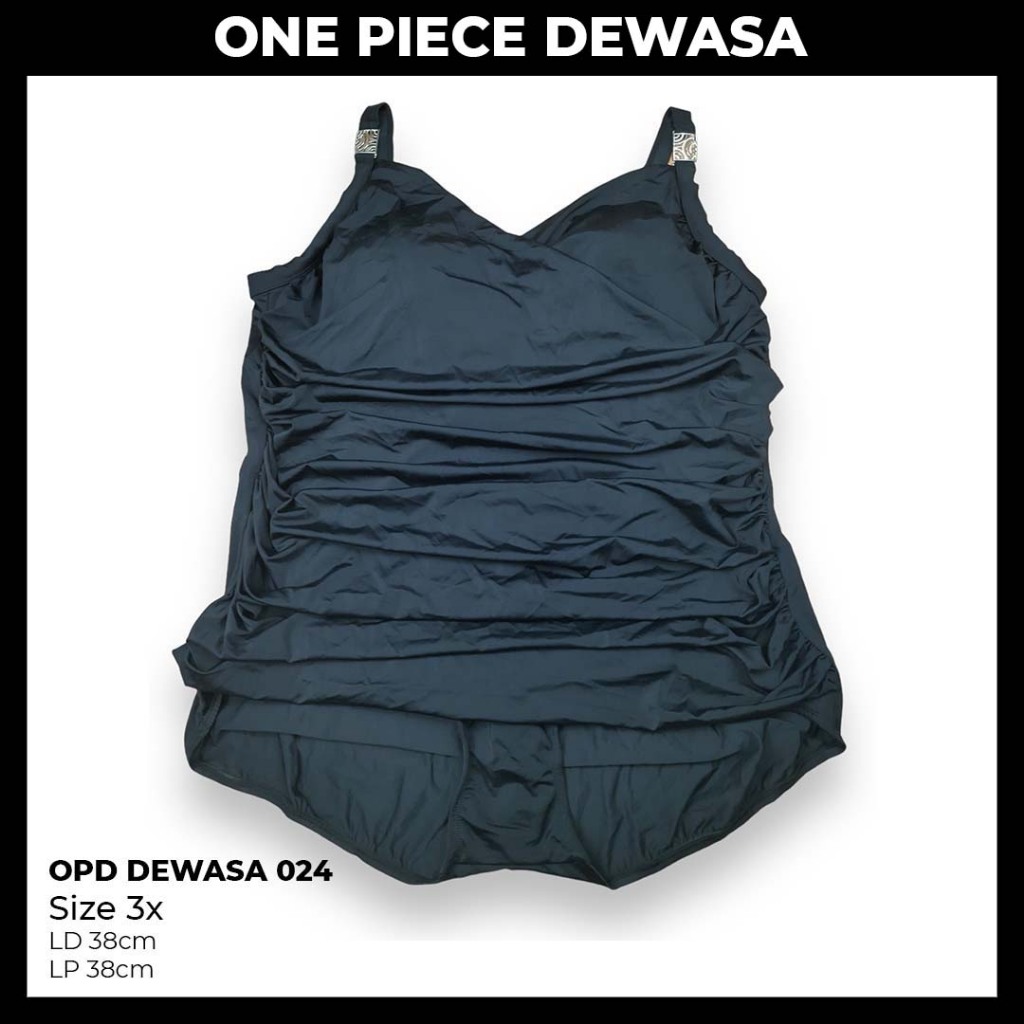 Jual Baju Renang Bikini Tankini Bra Swimwear One Piece Dewasa 024