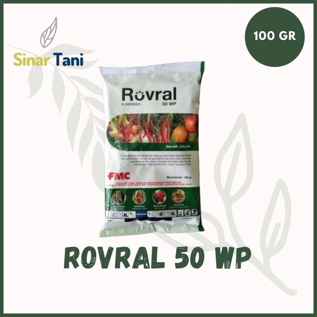 Jual Fungisida Rovral 50 WP FMC Kemasan 100gr Shopee Indonesia