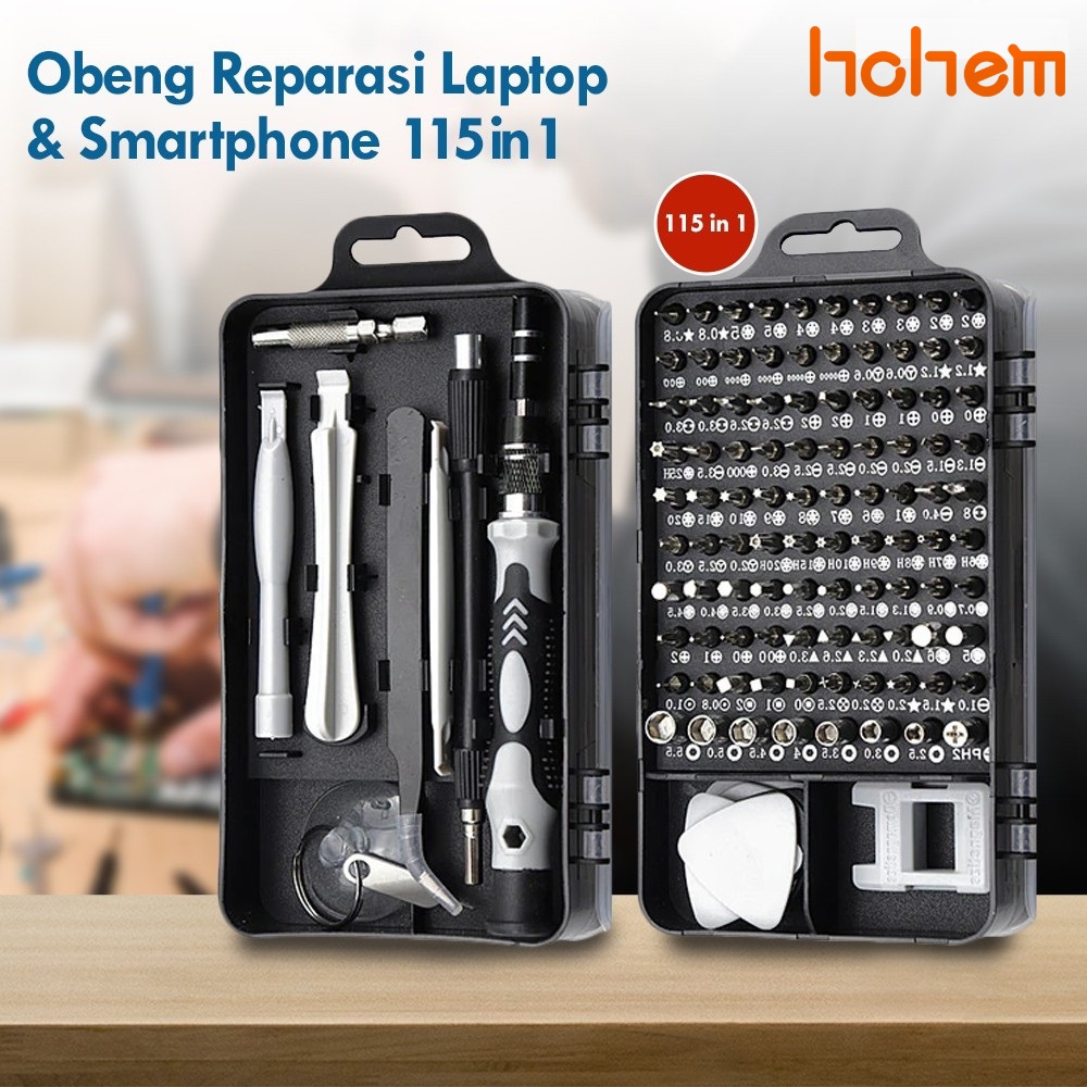 Jual Obeng Set In Reparasi Toolkit Magnetic Minus Plus Bintang