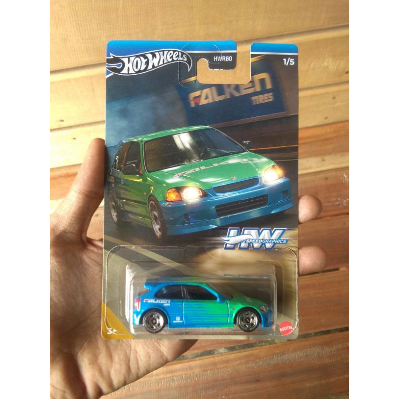 Jual Hot Wheels Honda Civic Ek9 Falken Shopee Indonesia