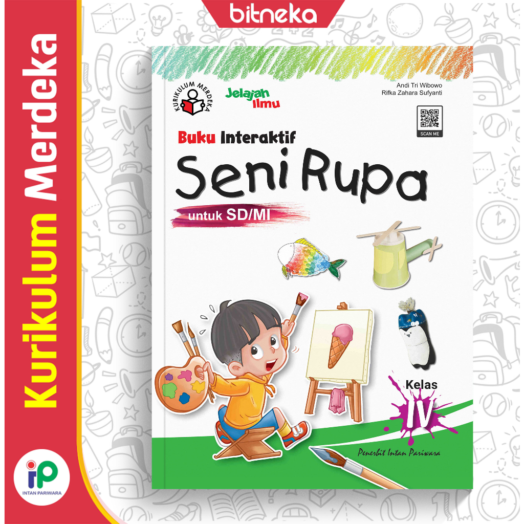 Jual Buku Siswa Pendamping Buku Interaktif Seni Rupa SD MI Kelas 4