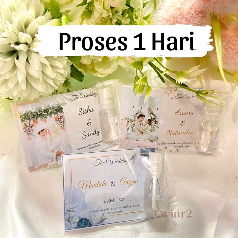 Jual Souvenir Parfum Pernikahan Aqiqah Tasyakuran Minimal Order 25pcs