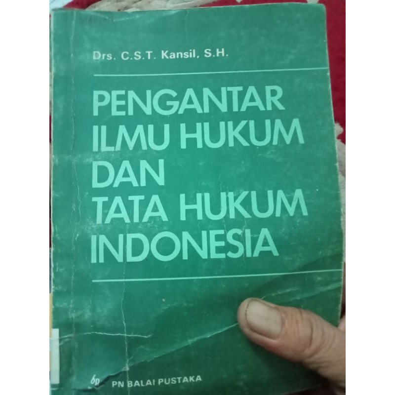 Jual Buku Pengantar Ilmu Hukum Dan Tata Hukum Indonesia Shopee Indonesia