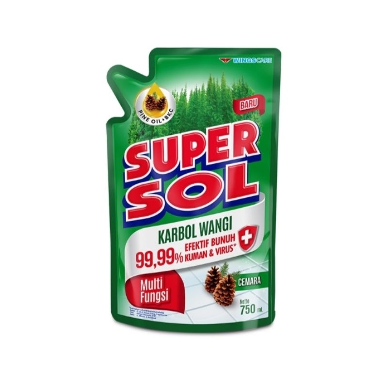 Jual SUPERSOL KARBOL WANGI PINE 750ml Shopee Indonesia