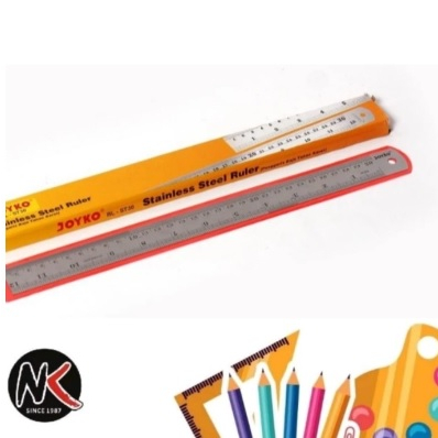 Jual Penggaris Besi Mistar Cm Ruler Besi Joyko Shopee Indonesia