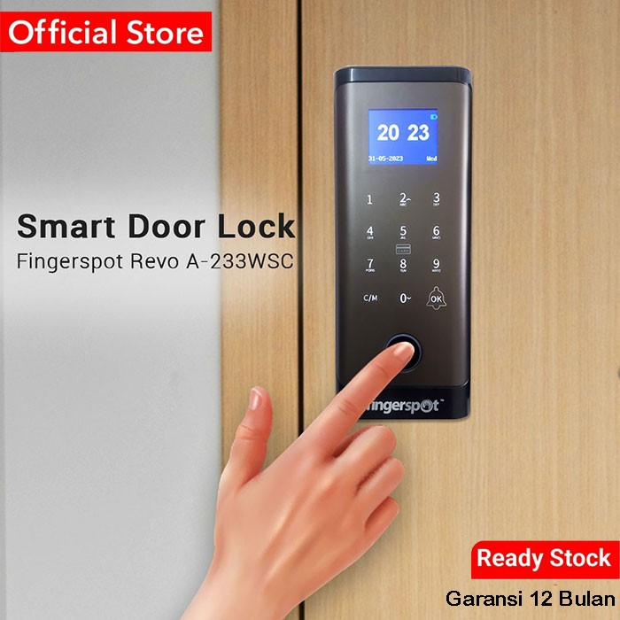 Jual Smart Digital Door Lock Akses Kontrol Revo A Wsc Pintu