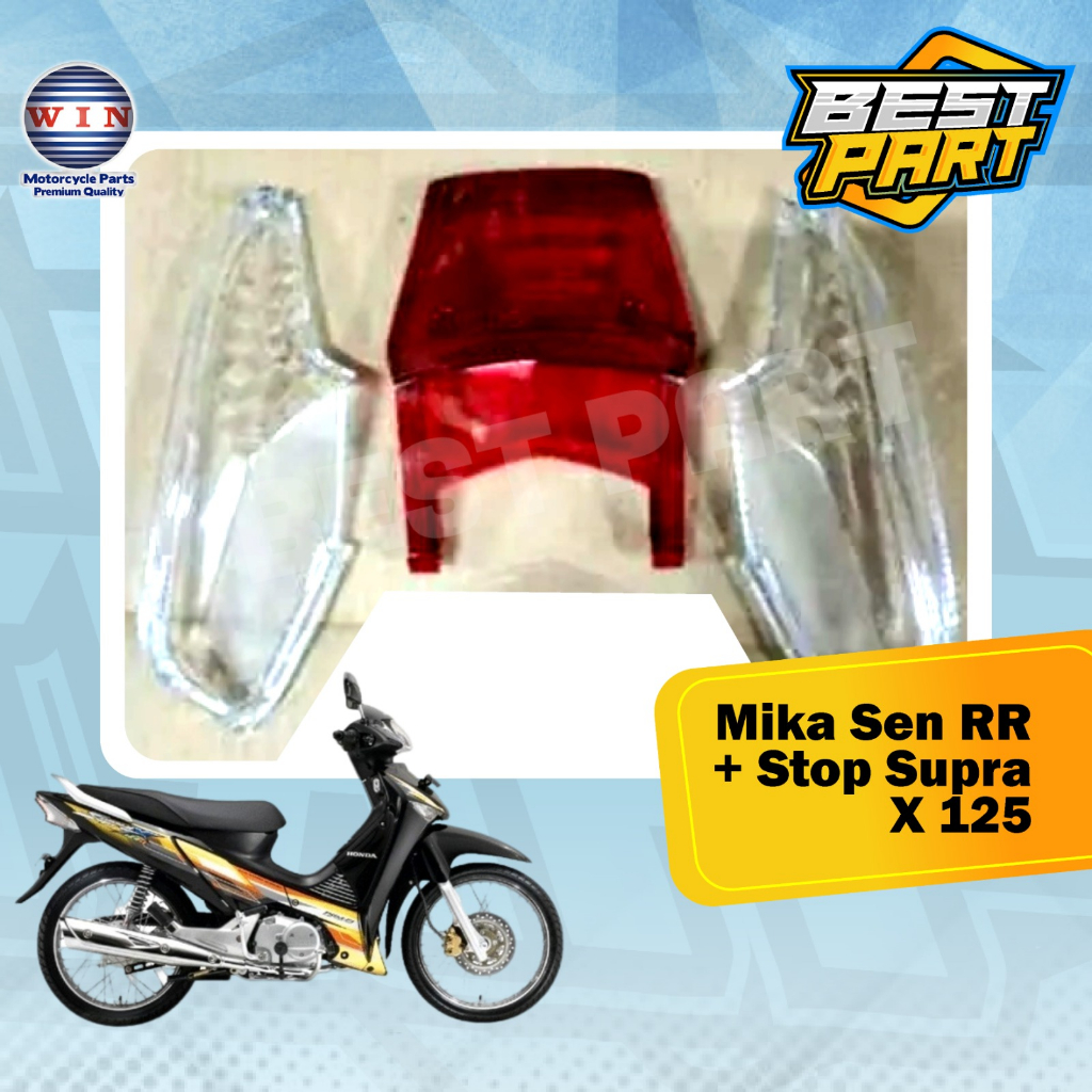 Jual Mika Sen RR Stop Supra X 125 Kaca Lensa Lampu Mika Lampu Lampu