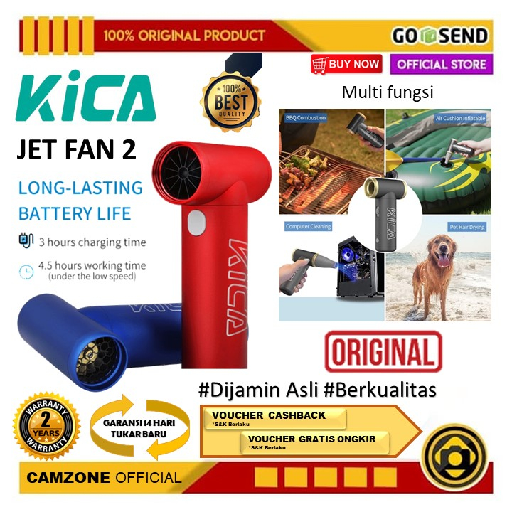 Jual KiCa Jet Fan Gen 2 Multifunction Fan Mini Portable JetFan II