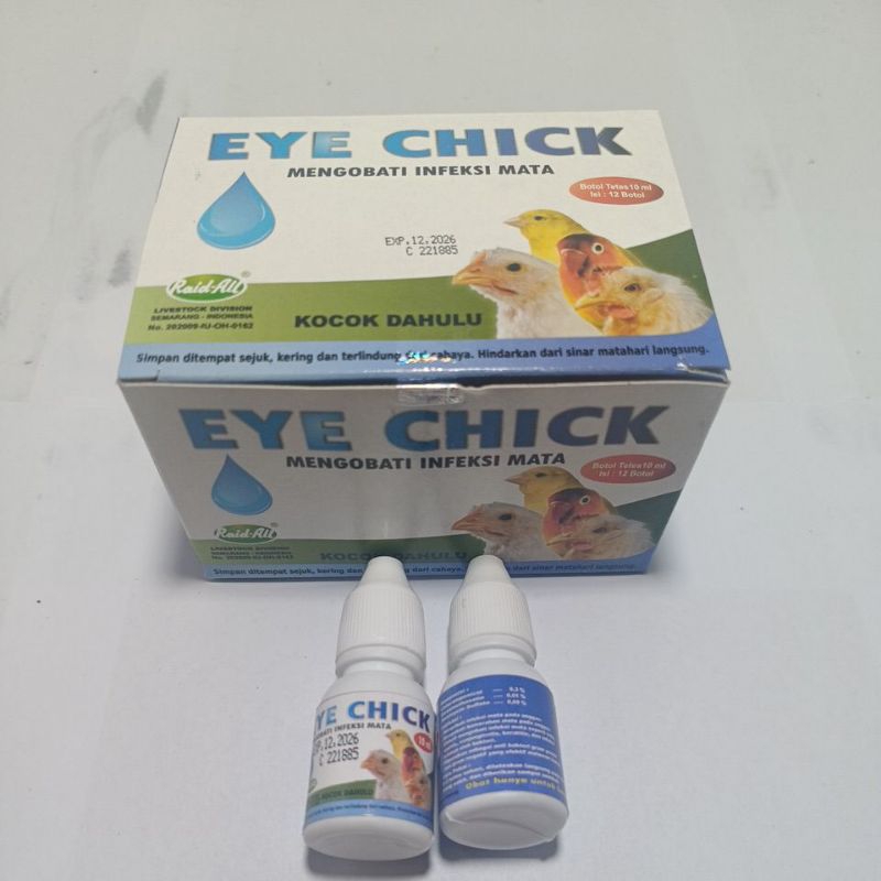 Jual OBAT TETES MATA BURUNG UNGGAS Eye Chick Original Raid All 1pcs