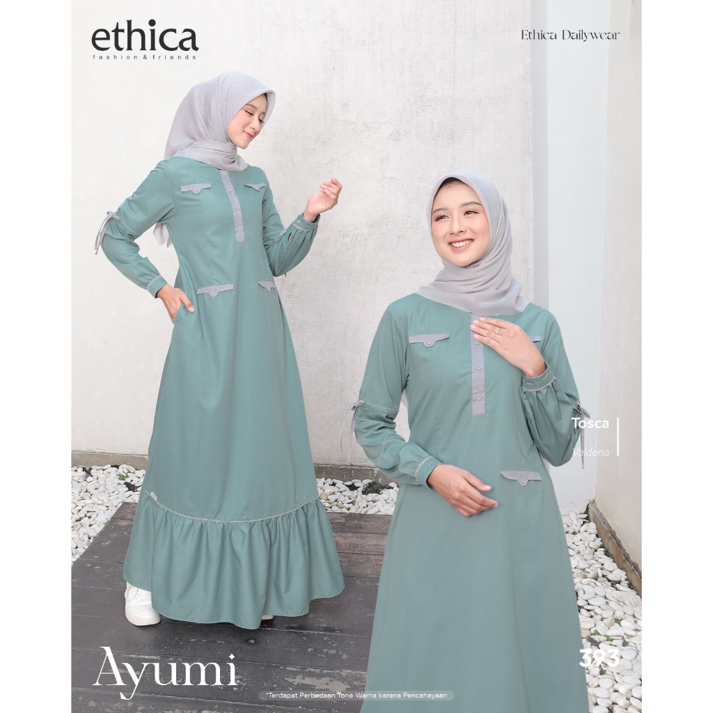 Jual Ethica Ayumi Gamis Wanita Dewasa Terbaru Gamis Elegan