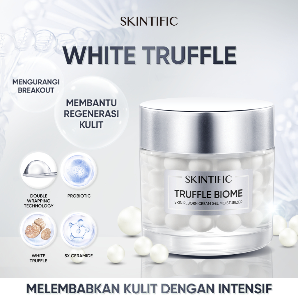 Jual SKINTIFIC Truffle Biome Skin Reborn Cream Gel Moisturizer 50g 30g