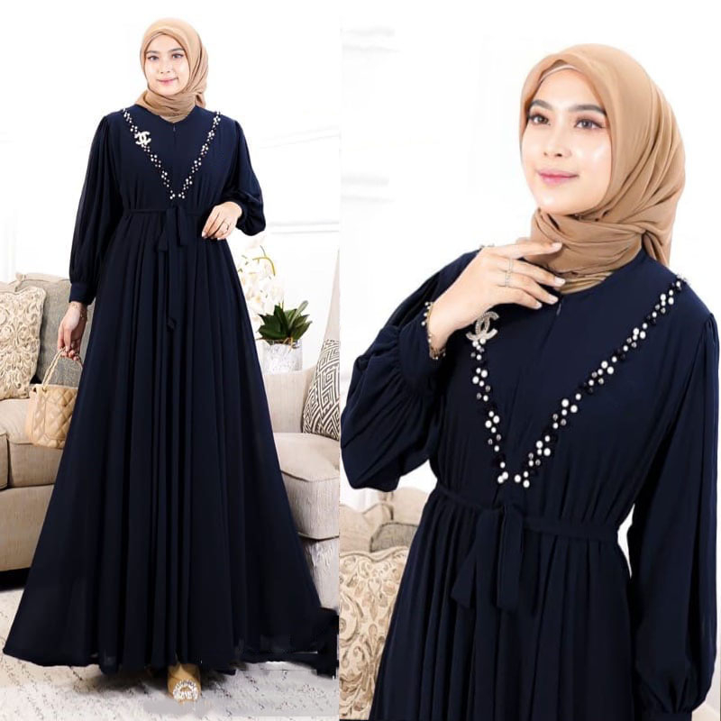 Jual Gamis Kondangan Elegan Gamis Ansori Maxi Gamis Ceruty Babydoll