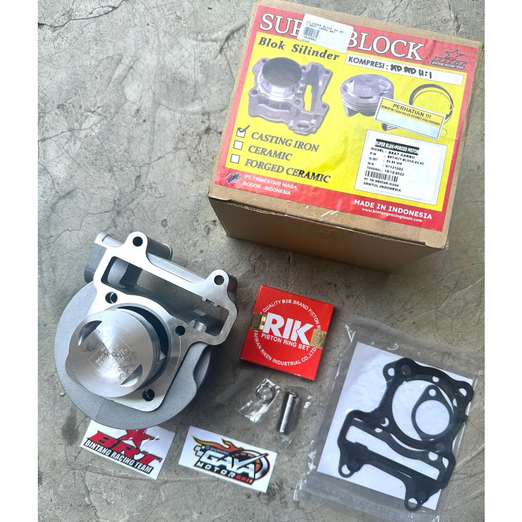 Jual Blok Brt Beat Karbu Scoopy Spacy Karburator Boreup Cc