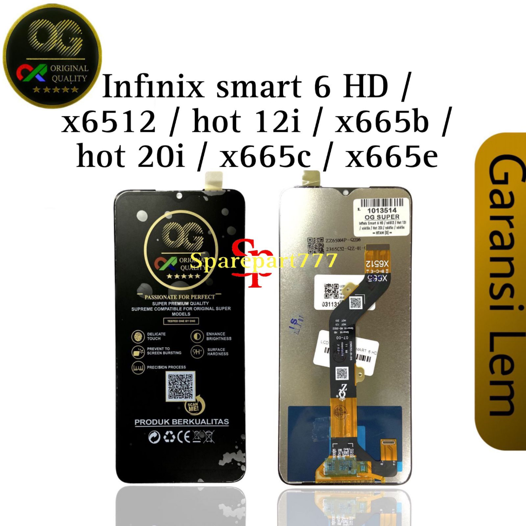 Jual Original Super Og Lcd Touchscreen Fullset Infinix Smart Hd