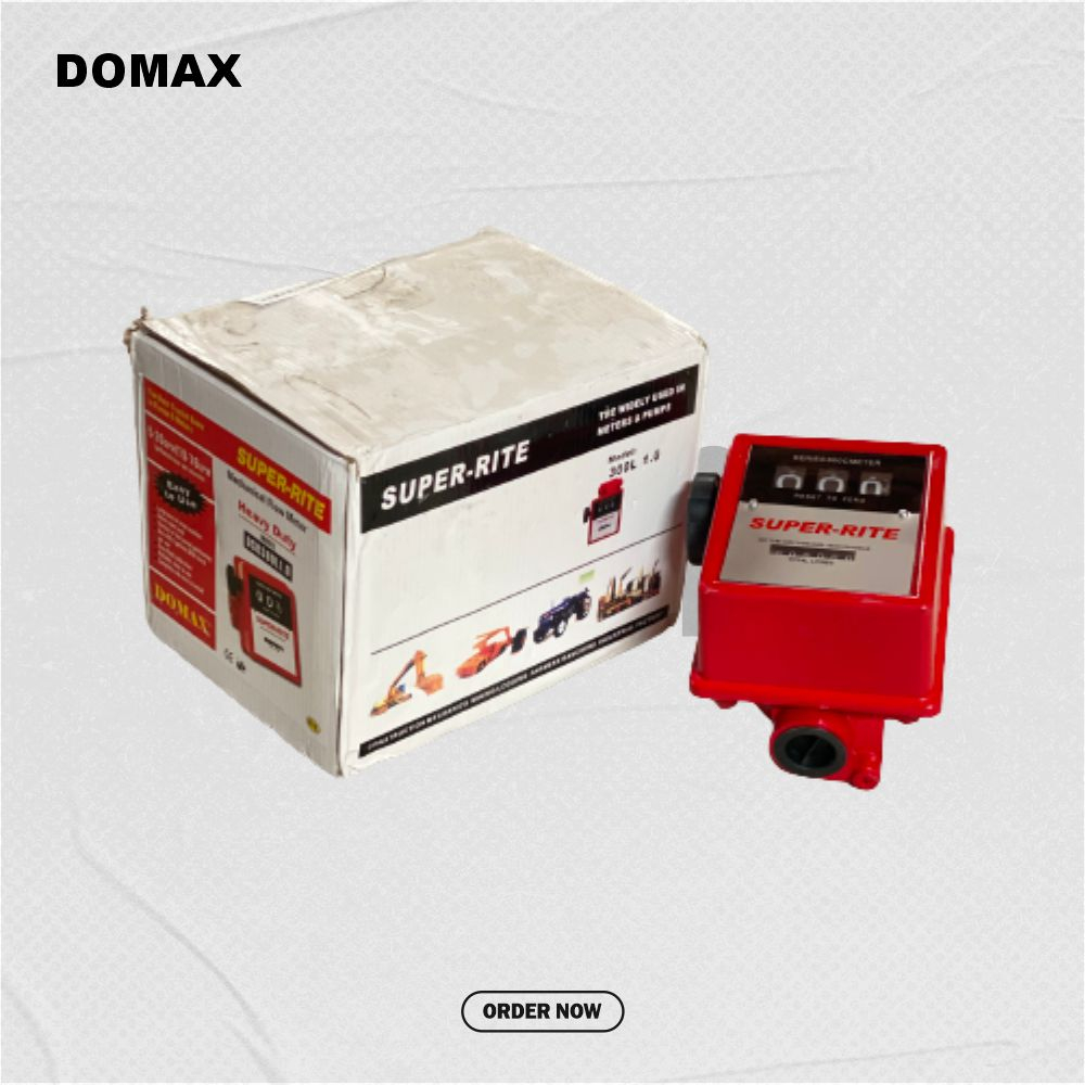 Jual DOMAX SUPER RITE FLOWMETER 3 DIGIT 1 INCH DOMAX METERAN