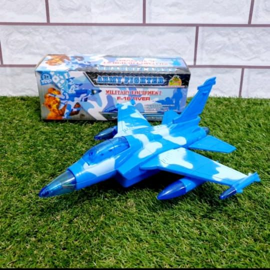 Jual Cod Mainan Pesawat Jet Jet F16 Bump N Go Menggunakan Baterai