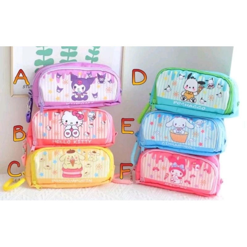 Jual TEMPAT PENSIL SANRIO KOTAK PENSIL SANRIO ALAT TULIS SANRIO