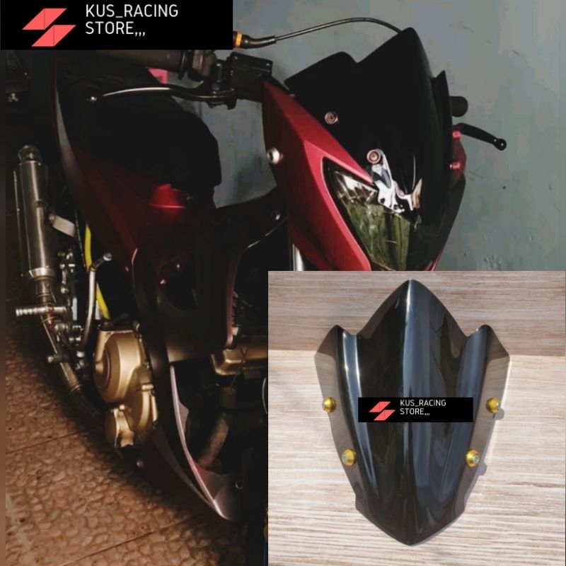 Jual Visor Winshield Satria Fu Facelift Plus Baut L Variasi