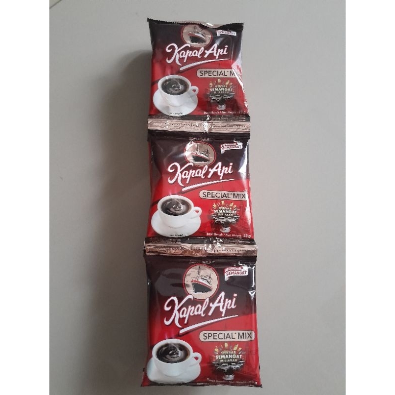 Jual KOPI KAPAL API SPESIAL MIX 1 RENCENG ISI 10 1 Pcs Shopee