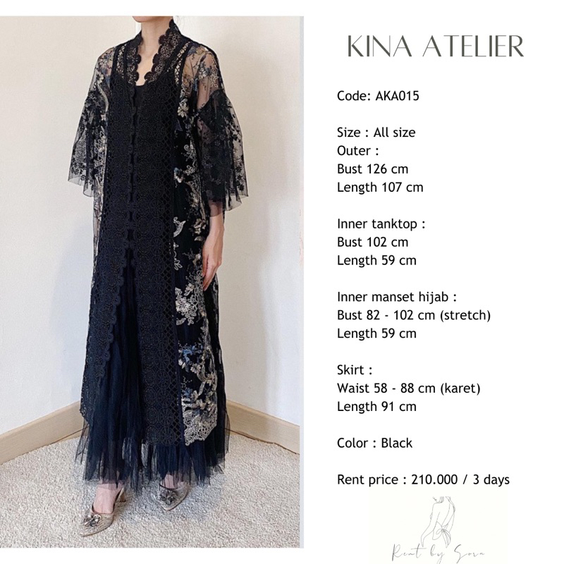 Jual Sewa Rental Dress Kondangan Kina Atelier Aka Shopee Indonesia