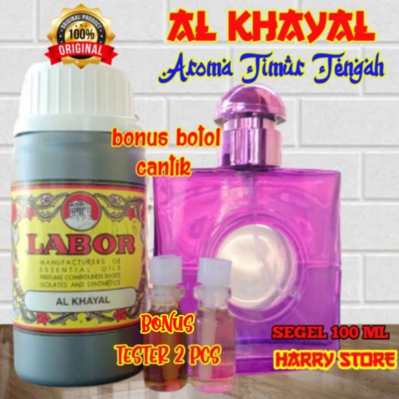 Jual Bibit Parfum Al Khayal Aroma Timur Tengah Murni Tanpa Alkohol