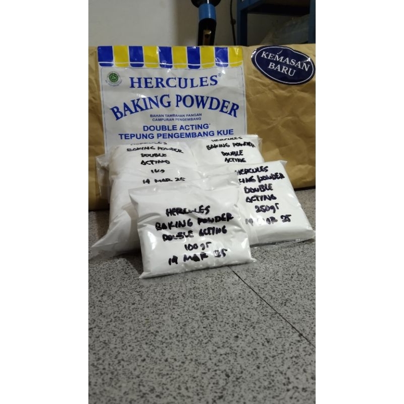 Jual Tepung Pengembang Kue Hercules Baking Powder Double Acting Repack