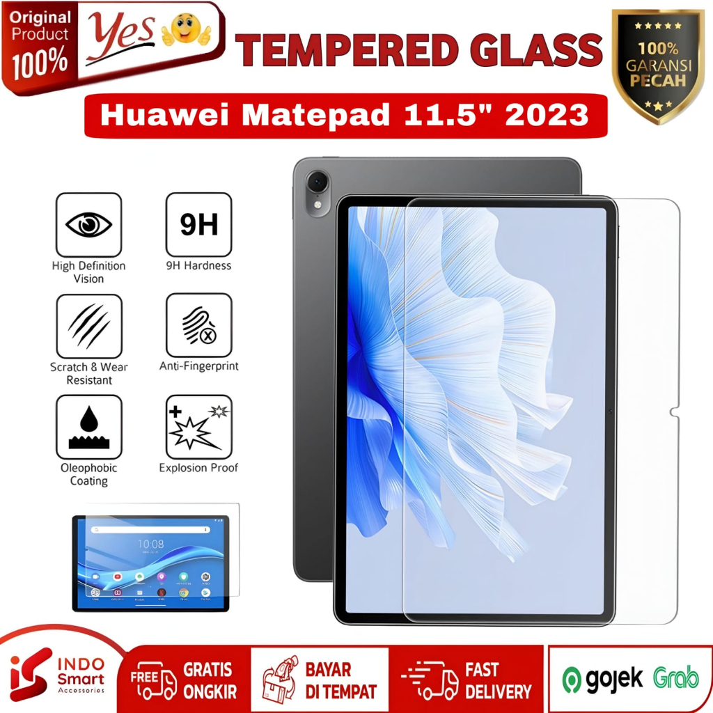 Jual Huawei MatePad Air 11 5 2023 Tempered Glass Anti Gores Kaca Bening